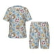thumbnail image 1 of Balery Summer Time With Gnome Conjunto de Pijama Infantil de Manga Corta con Estampado – Ropa de Dormir de Algodón Suave-XX-Large, 1 of 6