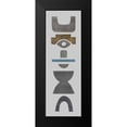 thumbnail image 2 of Delamater, Rob 7x14 Black Modern Framed Museum Art Print Titled - Neutral Totems V, 2 of 5