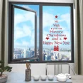 thumbnail image 4 of 1 pieza de pegatinas de pared extraíbles con diseño de árbol de Navidad, vinilo artístico para decoración de ventanas del hogar, 4 of 5