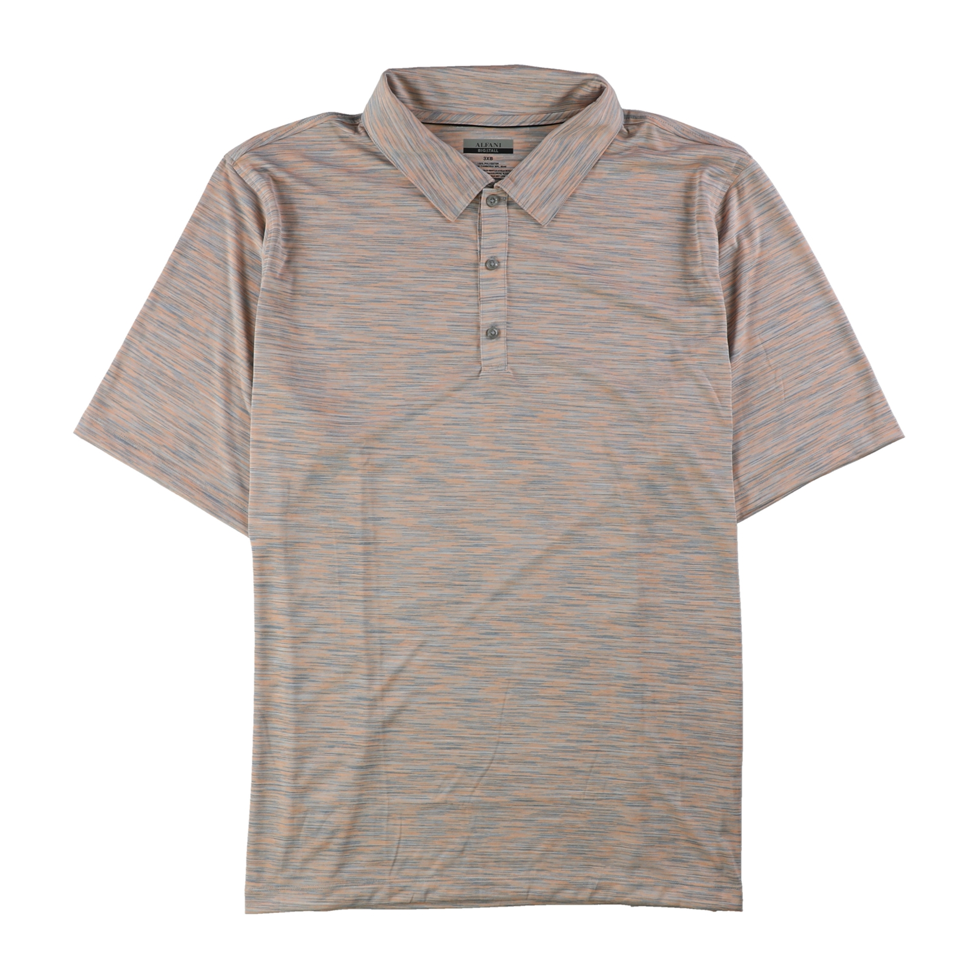 Alfani Mens Tobin Marled Rugby Polo Shirt - Walmart.com