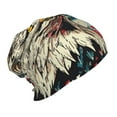 thumbnail image 2 of Honeii Retro American Eagle Print Kids Knit Beanie Watch Hat ,Knit Cap for Boys and Girls, 2 of 7