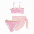 thumbnail image 1 of CAUYDY Children Girls Teen Girls Summer Swimsuit 2 Piece Bathing Suits Cute Bikini Tankini Sets with Cover Ups Beach Skirt for Kid 7T 8T 9T 10T 11T 12T 13T (Sizes 9-10 Years,D01-Light Pink), 1 of 3