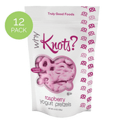 Raspberry Yogurt Pretzels Why Knots?, 4.5oz, 12-count