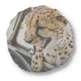 thumbnail image 1 of Coussin Rond Léopard Animal Décoration Maison, 1 of 3