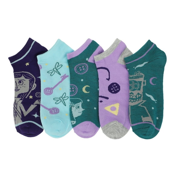 Coraline 5-Pack of Women's Ankle Socks