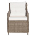 thumbnail image 3 of vidaXL 5 Piece Garden Dining Set Brown, 3 of 5