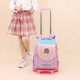 thumbnail image 4 of Mochila escolar con tirantes de pez natural para estudiantes de primaria, grado 1 a 6, para niños y mujeres, ligera, con protección contra salpicaduras de agua, 4 of 6
