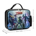thumbnail image 2 of The Legend of Zelda Skyward Sword Insulated Portable Lunch Bag Leather Detachable Lunchbag Meal Bag Bento Bag Picnic Bag Reusable Lunch Box, 2 of 8