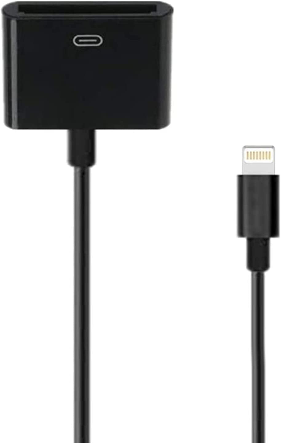 Apple Lightning to 30-Pin Adapter，MFi Certified 8 Pin Male to 30 Pin Female Converter with iPhone Charger Cable Cord Compatible iPhone 13 12 11 X 8 7 6P 5S 4 3G/iPad/iPod-(Black) - Walmart.com