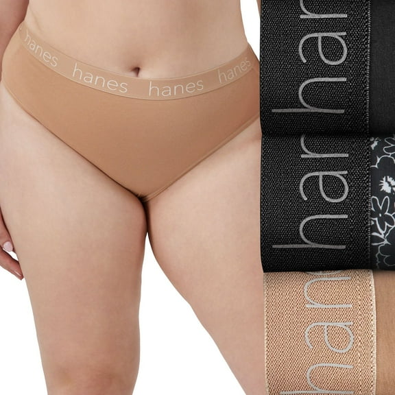 Women's Hanes® Originals Ultimate 3-pack Stretch Cotton Hi-Leg Set - 45UOHL