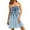 Light Blue, variant on TQWQT Sundresses for Women Strapless Cute Summer Dresses Casual Tube Tops Plus Size Dress Floral Print Swimsuit Coverup Navy XXL