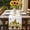 White, variant on Gnomes Sunflower Table Runner - 120 Inch Long, Kitchen Dining Table Runner Dresser Scarves, Bees Branches Floral Elegant Pastoral Farmhouse Decor for Coffee Tables Wedding Party Banquet