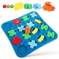 thumbnail image 1 of Miangastore 1 Set Road Building Toy Logical Track Building Play Set Brain Teaser Maze Puzzle Board Game For Kids Preschool Learning Activity, 1 of 8