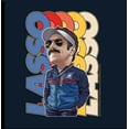 thumbnail image 6 of Ted Lasso Cartoon Coach Lasso Crew Neck Short Sleeve Navy Men's T-shirt-Small, 6 of 7