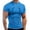 a-Blue7419, variant on Mens T-Shirt Slim Fit Half High Neck Short Sleeve Workout Tees Contrast Print Quick Dry Tops For Gym Fitness Casual Daily Wear Fashionable Top