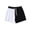 AB343 Black2, variant on Gym Shorts For Men Color Block Elastic Waist Straight Leg Shorty Fashion Lightweight Mens Athletic Sport Running Shorts Black2 Size L