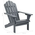 thumbnail image 6 of Charmma Patio Chair Wood Gray, 6 of 6