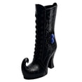 thumbnail image 4 of Clearance! Gothic Witch Boot Vase, 10" Halloween Spooky Flower Vase Plant Pots, 3D Printed Halloween Centerpiece Decorative, for Indoor Outdoor Home Office Decor, 4 of 6