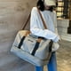 thumbnail image 4 of Qarigey Bolsa de viaje de gran capacidad para mujer - Bolsas de viaje impermeables y a prueba de rasguños Bolsa de seca y húmeda Envolturas para manijas de equipaje Púrpura, 4 of 6