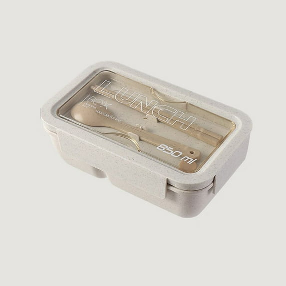 Large-capacity Snacks Box Portable Wheat Straw Soup Cup Bento Box Lunch Box Food Storage Container 850ML