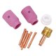 thumbnail image 5 of TIG Welding Cup, Welding Cup Torch Collet Set Mano De Obra Fina Resistente A Altas Temperaturas Tamaño Estándar Fácil De Instalar 9 Piezas Para WP 18 ANGGREK Otros, 5 of 8