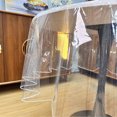 thumbnail image 4 of Darzheoy Clear Round Plastic Tablecloth Protector Waterproof Oil-Proof PVC Table Cloth Stain-Resistant Wipeable Table Cover for Round Table, 4 of 6