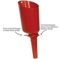 thumbnail image 4 of Belle Fleur Bird Seed Scoop Quick Release Large - Ergonomic Design - Red, Plastic, 4 of 7