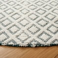 thumbnail image 4 of SAFAVIEH Vermont Thurstan Geometric Wool Area Rug, Ivory/Green, 6' x 6' Round, 4 of 9