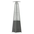 thumbnail image 2 of Sol Patio Outdoor Heating-Slate Gray Stainless Steel Pyramid 42,000 BTU Propane Heater with Wheels for Commercial &, 2 of 7