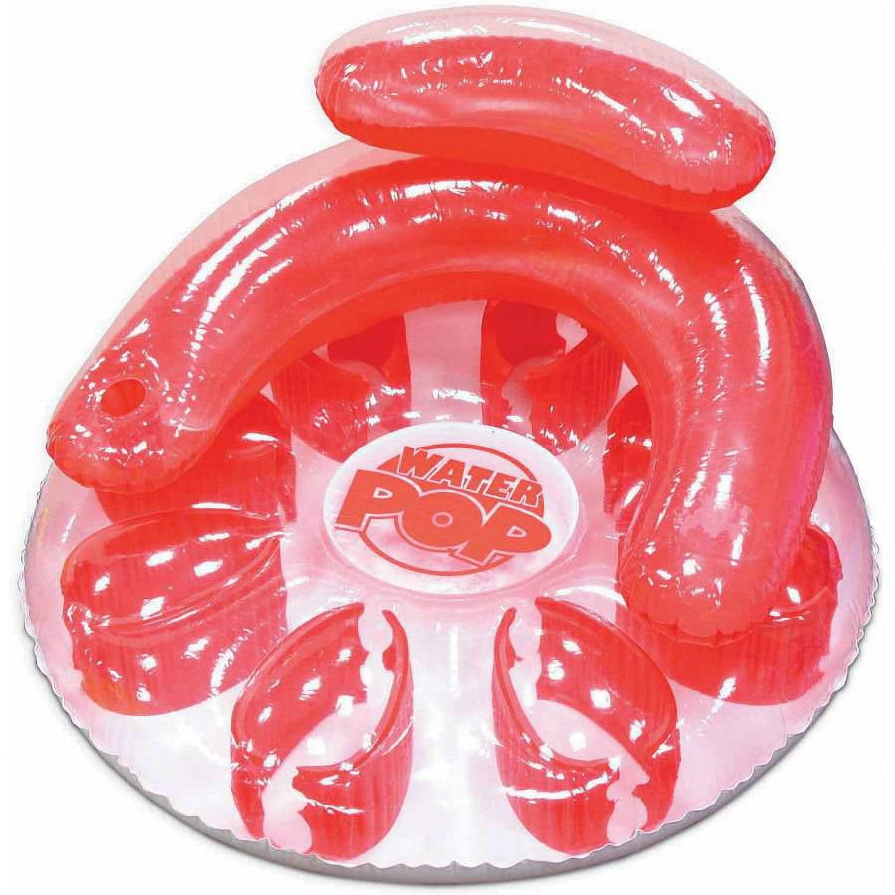 Poolmaster Water-Pop Circular Swimming Pool Tube Float Lounge - Red