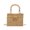 Khaki, variant on Woven Paper Box Handbag with Detachable Chain Strap - Lightweight Boho Straw Textured Tote Crossbody for Summer Beach Vacation,Black
