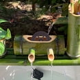 thumbnail image 4 of OULII 2pcs Indoor Water Feature Light Brown Plastic Fountain Layout for Home Decoration, 4 of 7