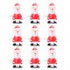 thumbnail image 4 of 9pcs Navidad Toys Toys Santa Cláusula Caminando Jump Juguete Juguete Navidad Medias, 4 of 7