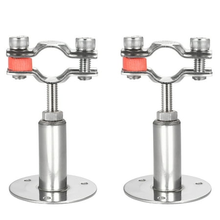 

Uxcell 304 Stainless Steel Wall Mount Ceiling Mount Pipe Support for 15-19mm Pipe 2 Pack