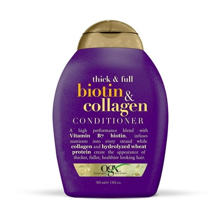 OGX Conditioner, Thick & Full Biotin & Collagen, (Best Color Depositing Shampoo And Conditioner)
