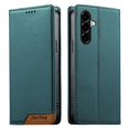 thumbnail image 1 of Funda Tipo Cartera de Cuero Sintético para Samsung Galaxy A57 Bloqueo RFID, con Ranuras para Tarjetas y Bolsillo para Efectivo, Cierre Magnético Fuerte Verde, 1 of 6
