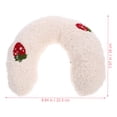 thumbnail image 2 of HEANUJJ U-Shaped Neck Support Cat Pillow in White, Soft Comfortable Material for Better Sleep and Relaxation, 2 of 4