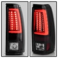 thumbnail image 5 of Blk 1999-2002 Chevy Silverado 99-06 GMC Sierra LED Tube Tail Lights Brake Lamps, 5 of 7