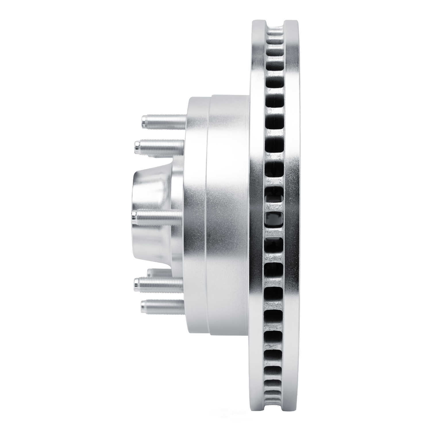 Dynamic Friction Company 631-54209L DFC Brake Rotor - Drilled And Slotted - Silver