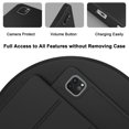 thumbnail image 3 of Funda Zryxal 2024 5ª generación para iPad Pro 11 con soporte para lápices, color negro, 3 of 8