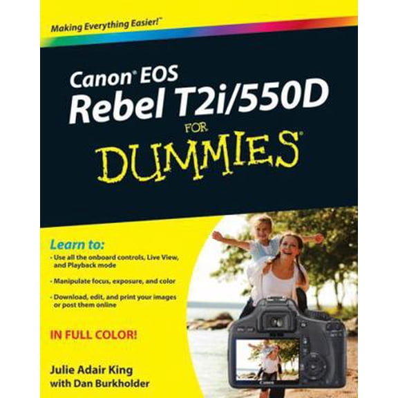 Pre-Owned Canon EOS Rebel T2i / 550d for Dummies (Paperback) 0470768819 9780470768815
