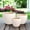 White, variant on Lazura Teal Lava Cement Planter Set, Textured Ceramic Indoor Outdoor Pots, Set of 3