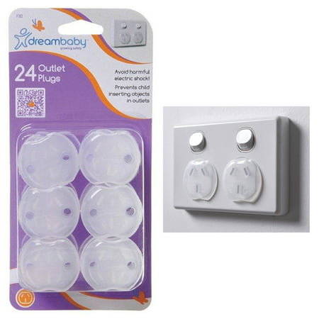 24 Pc Dreambaby Outlet Plugs Home Safety Child Baby Proof Protection Covers