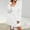White, variant on FDGIU Women's Plush Bathrobe with Hood & Pockets, Long Fluffy Fleece Robe for Women, Cozy Warm Hooded Sleepwear Loungewear