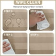 thumbnail image 4 of Clear PVC Tablecloth ; Oil-Proof Transparent Vinyl Table Cloth Rectangle Table Wipe Clean for Easy Maintenance Table Cover for Dining Picnic Camping Outdoor, 4 of 7