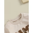 thumbnail image 5 of Wassery Toddler Girls Boys Sweatshirts Letter Embroidery Crew Neck Long Sleeve Toddler Pullovers Tops 6M 12M 18M 24M 3T Baby Boys Girls Fall Winter Casual Clothes, 5 of 9