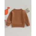 thumbnail image 4 of LMLYSoH Baby Sweatshirt, Long Sleeve Crew Neck Cartoon Turkey Print Hoodie Thanksgiving Clothes for Girls Boys, 4 of 9