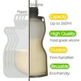 thumbnail image 3 of Haakaa Silicone Breastmilk Storage Bag Reusable Milk Storage Bag Breast Milk Freezer Bag 260ml, 5pcs, 3 of 3