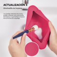 thumbnail image 4 of Estuche para Brochas de Maquillaje de Silicona,Soporte para Brochas de Maquillaje Magnético,Cierre Magnético Mejorado,Soporte de viaje Portátil Impermeable para Brochas (Caqui), 4 of 7