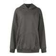 thumbnail image 3 of Women's Oversized Cropped Hoodie for Men Heavy Weight Hoodies, 3 of 4